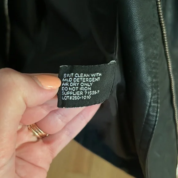 a.n.a. Faux leather jacket size small - Picture 6 of 8